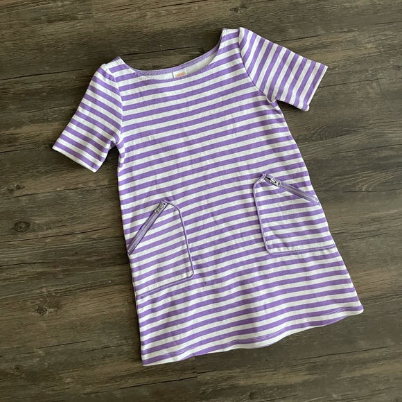 5 || Girls Gymboree Lavender Stripe Dress